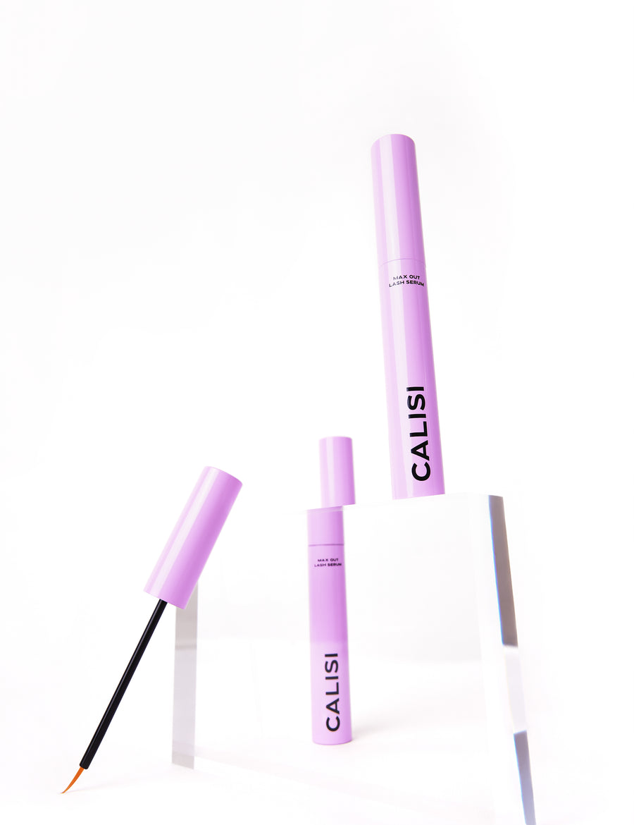 CalisiBeauty MAX OUT Lash Serum bottles